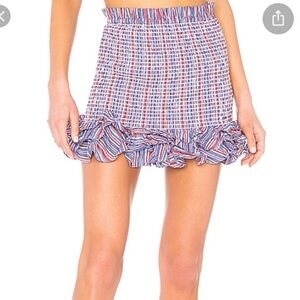 PETERSYN Barrett Smocked Mini Skirt